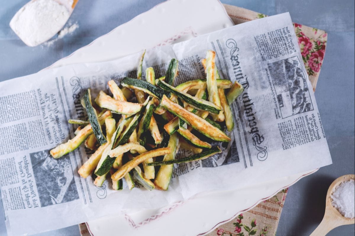 Courgettes frites