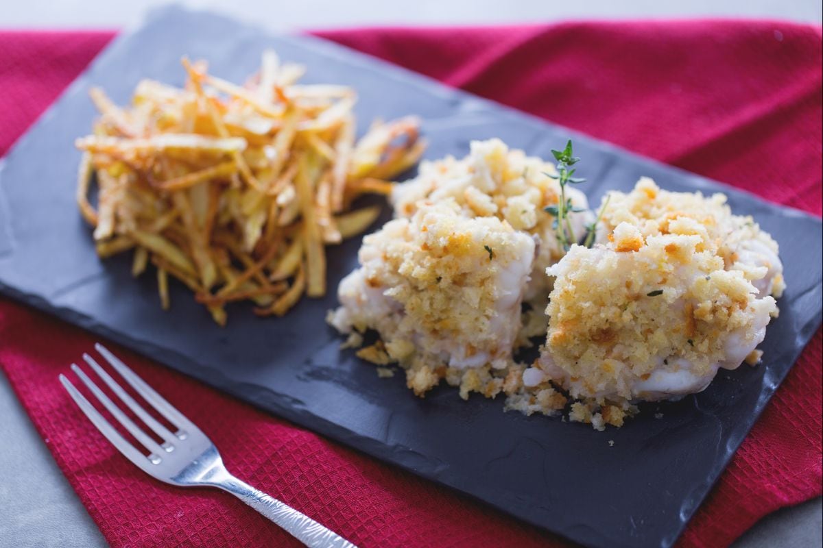 Lotte avec pommes de terre