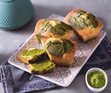 Cake au thé matcha