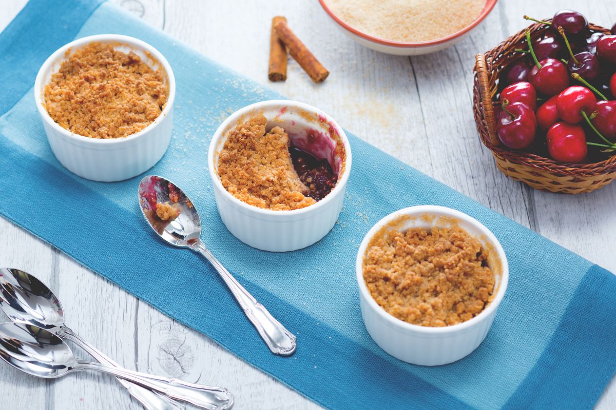Crumble de cerises