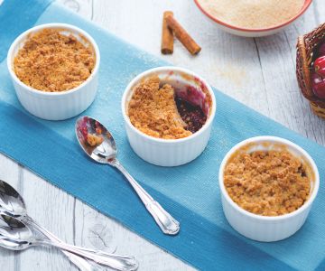 Crumble de cerises