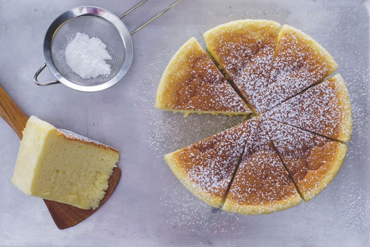 Cheesecake japonais