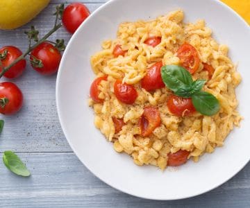 Spatzle tomate et citron