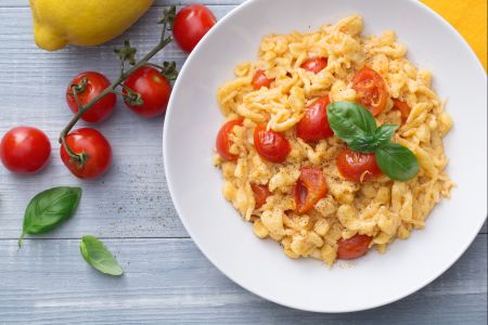 Spatzle tomate et citron