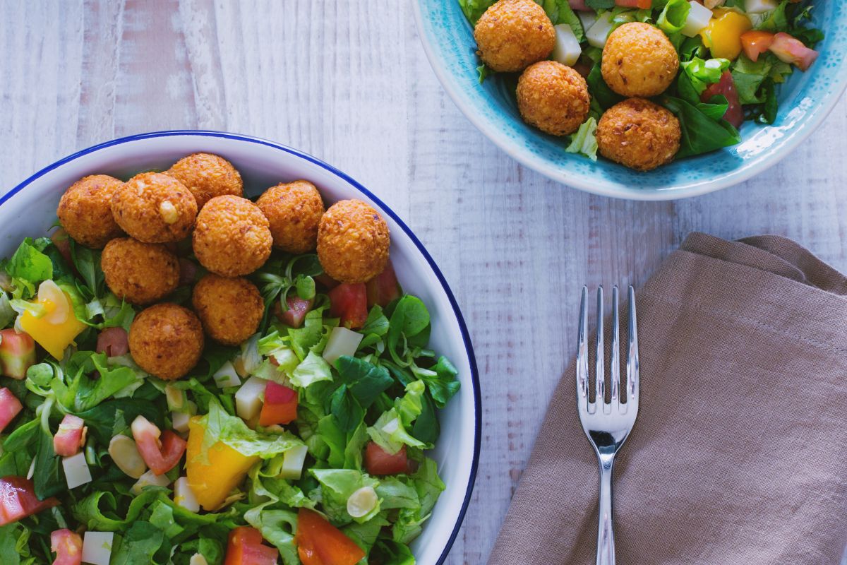 Boulettes en salade