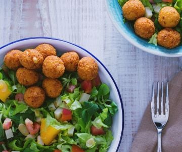 Boulettes en salade