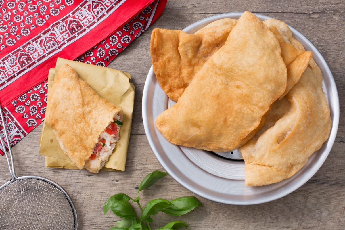 Pizza frite