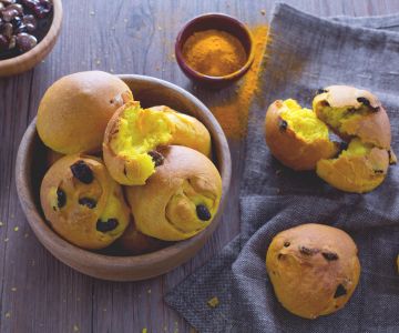 Petits pains au curcuma