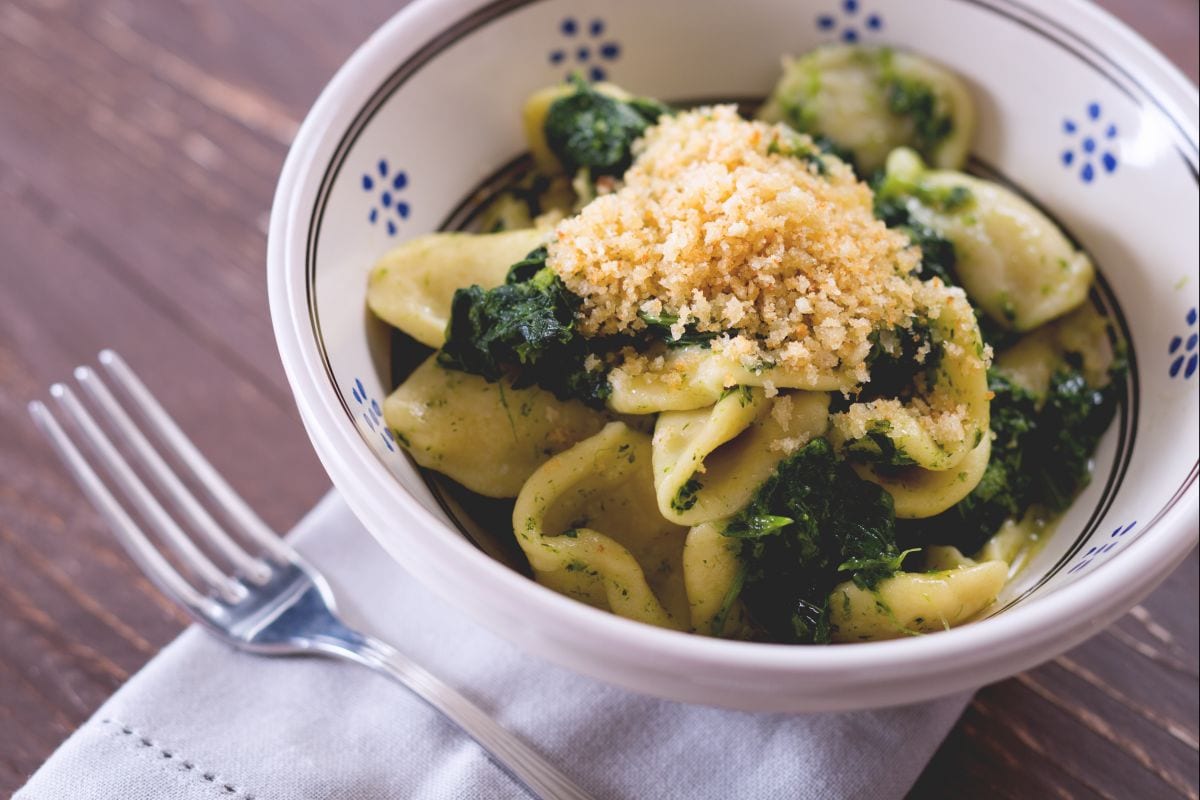 Orecchiette aux pousses de navet
