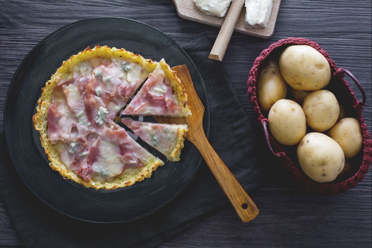 Tarte aux pommes de terre