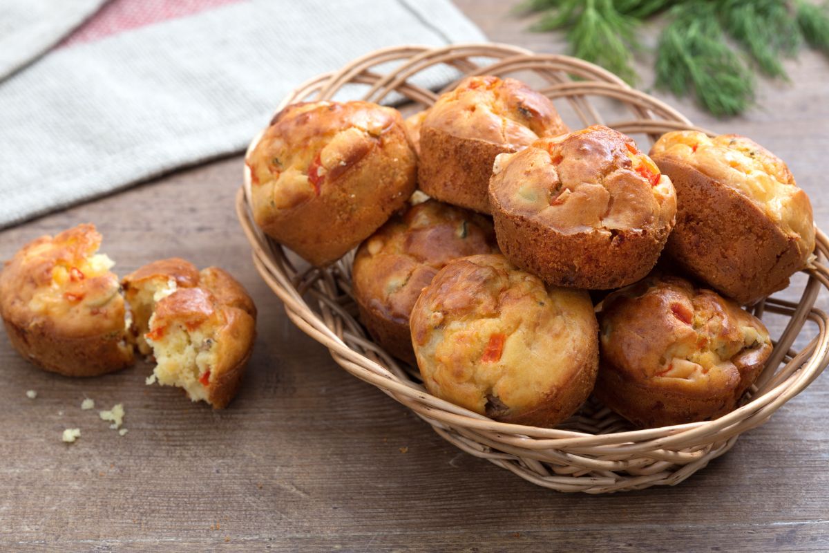 Muffins aux poivrons