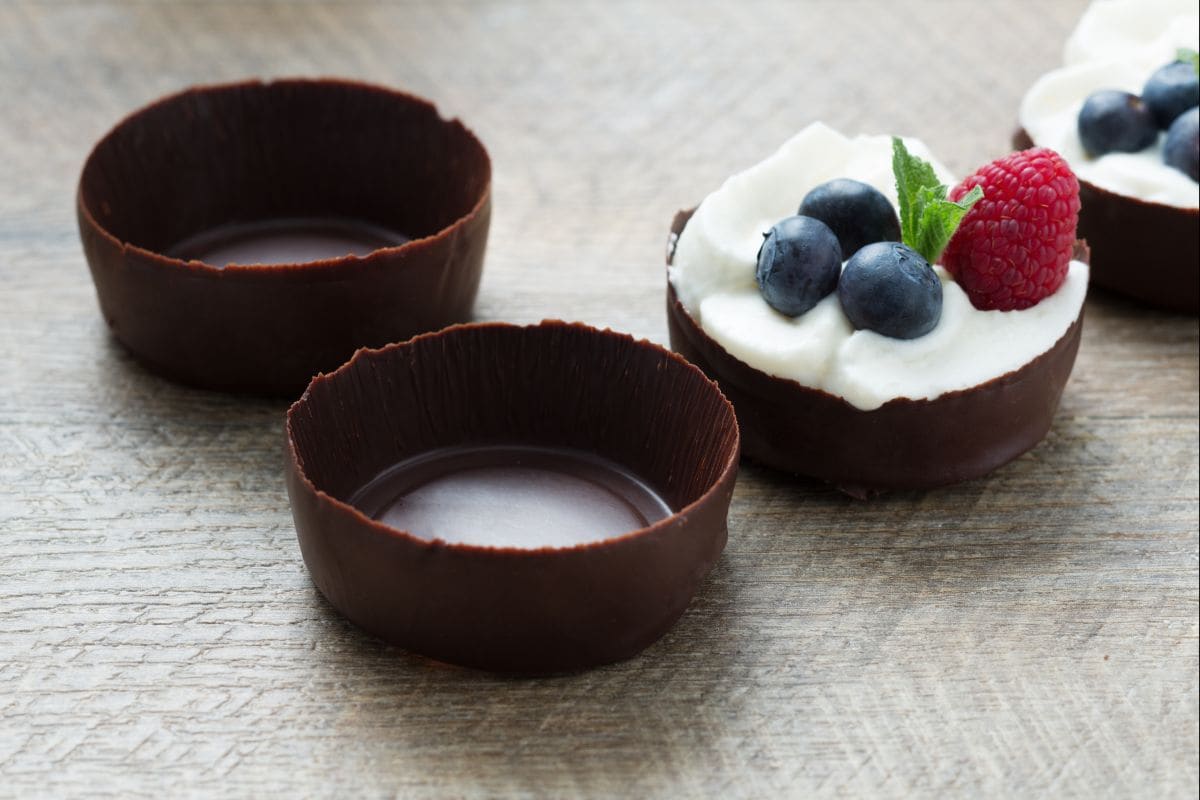 Paniers en chocolat