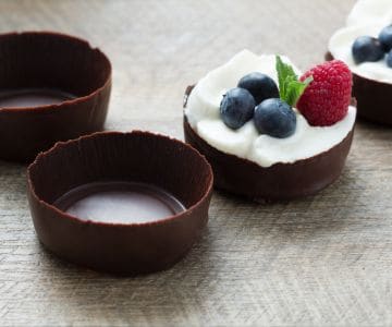 Paniers en chocolat