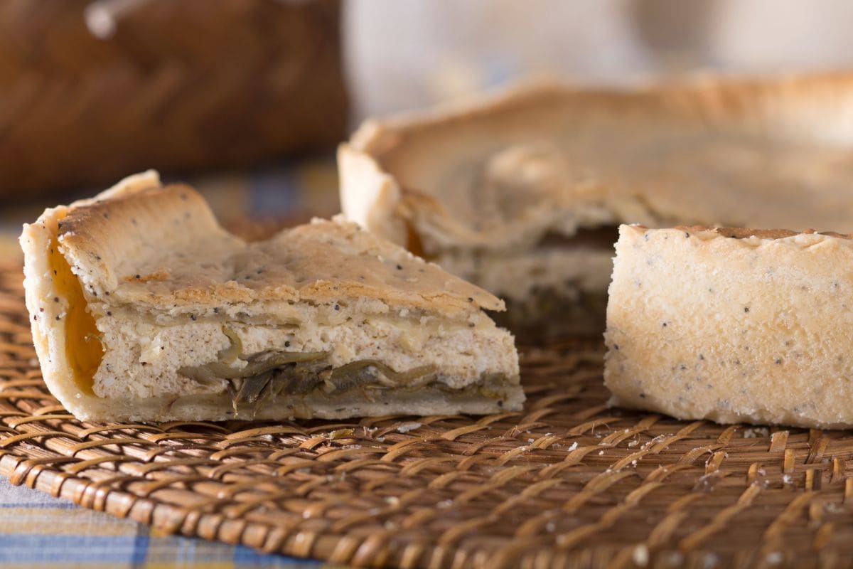 Tarte salée aux artichauts et ricotta
