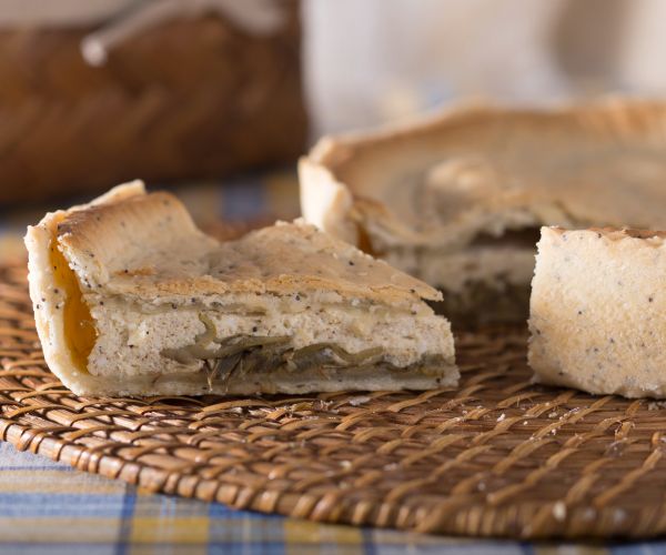 Tarte salée aux artichauts et ricotta