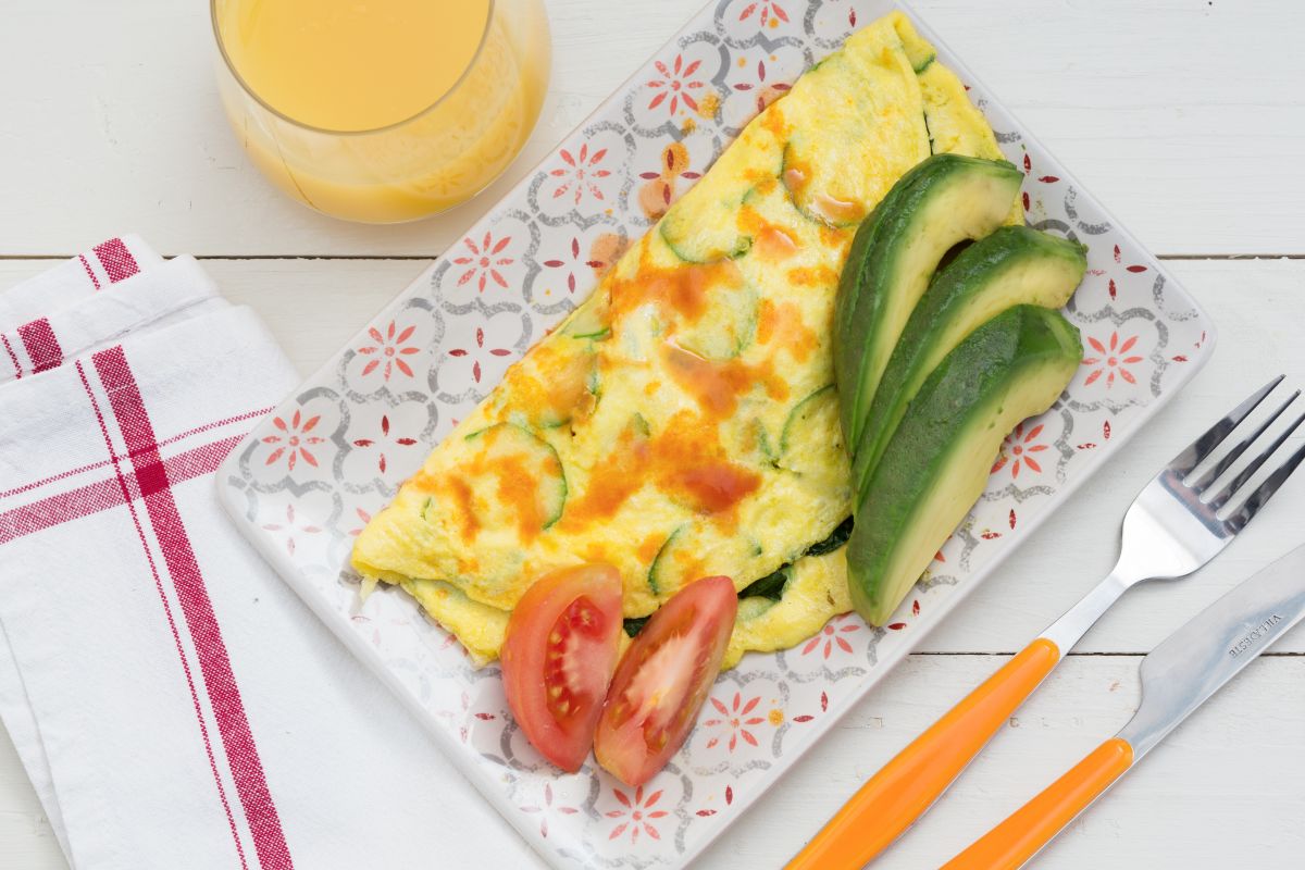 Omelette aux légumes