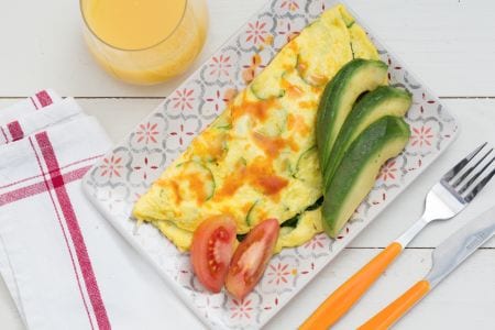 Omelette aux légumes