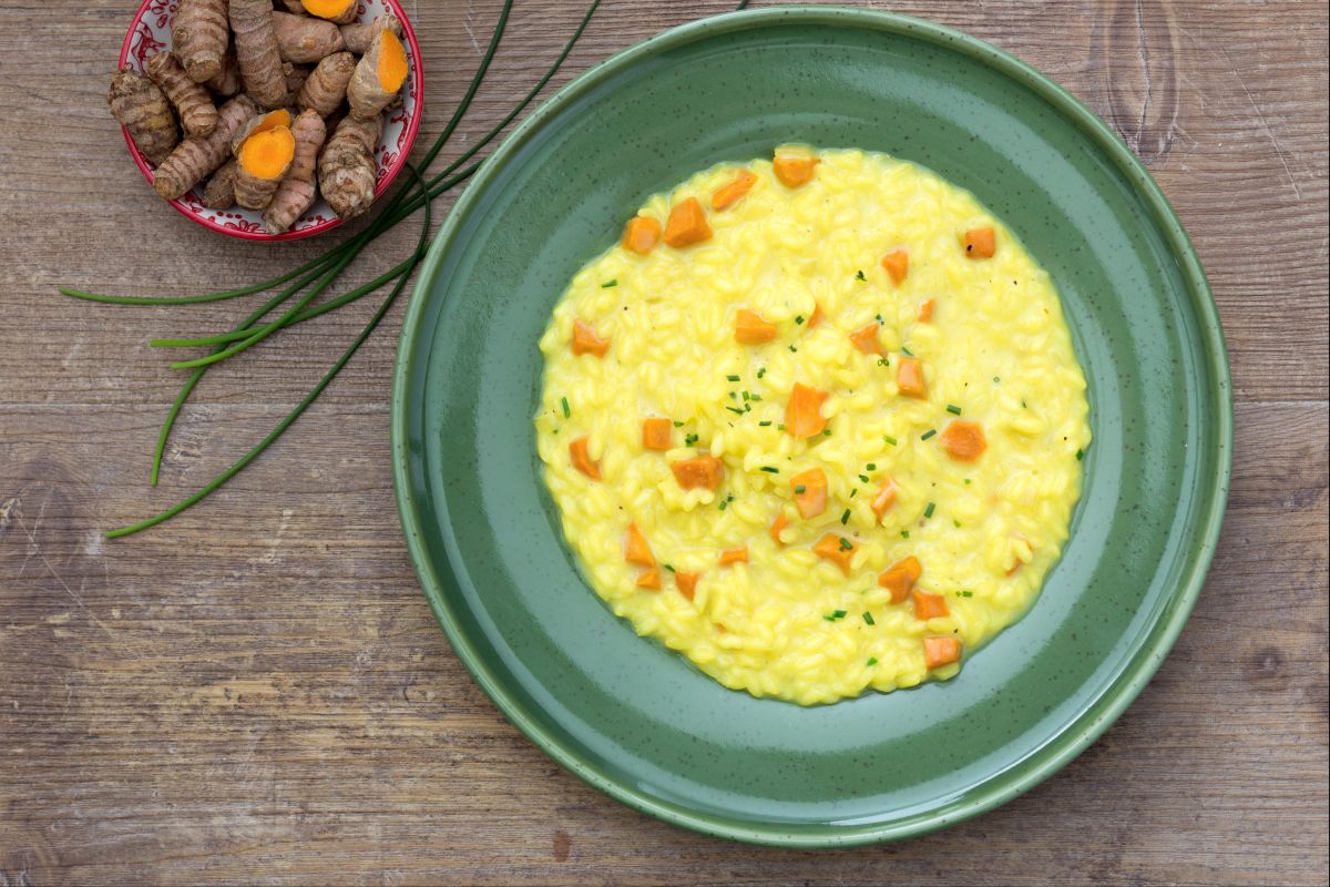 Risotto au curcuma