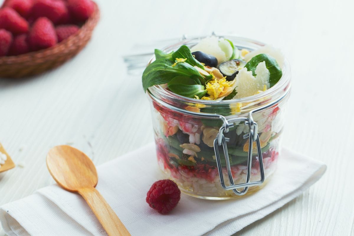 Salade de riz aux fruits secs