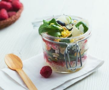 Salade de riz aux fruits secs