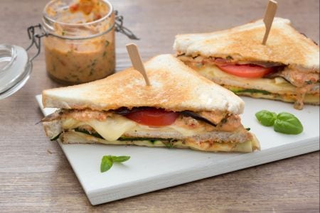Toast végétarien