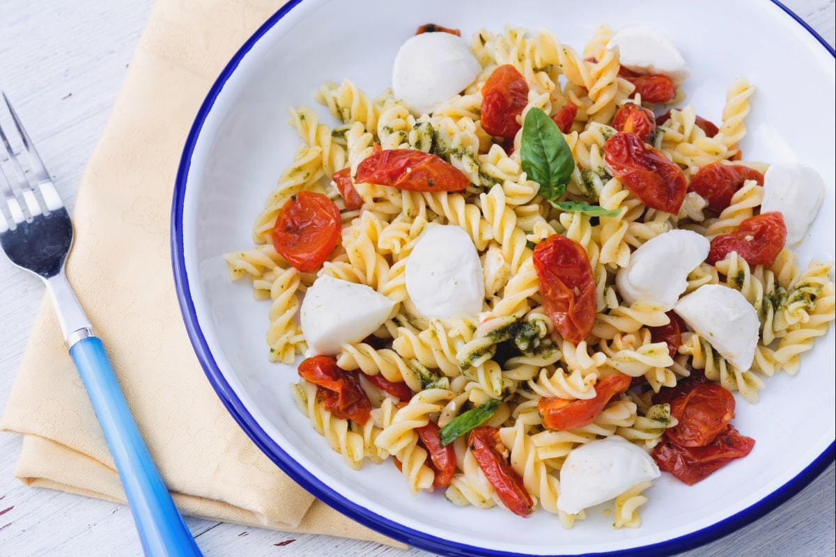 Pâtes caprese