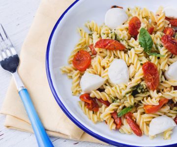 Pâtes caprese
