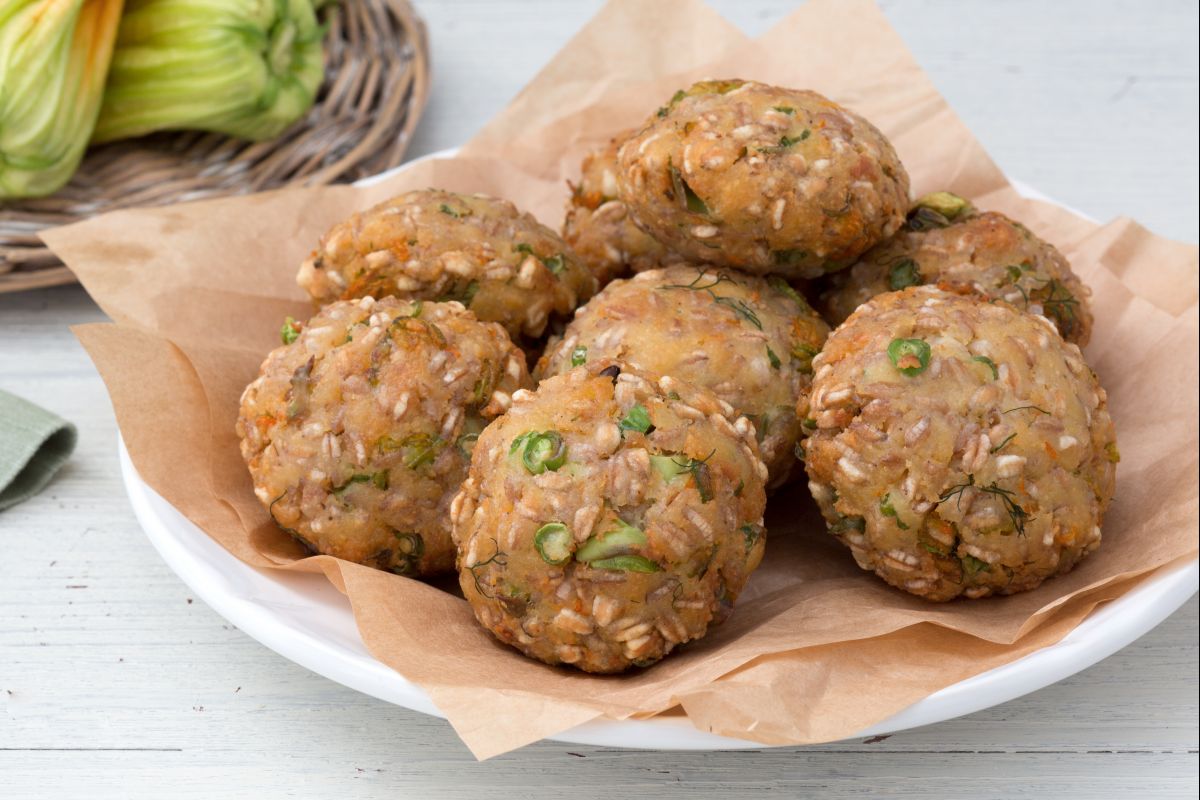 Boulettes d'épeautre ricotta et légumes
