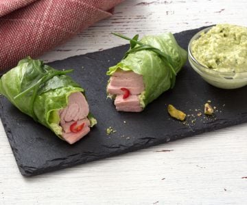 Roulés de salade farcis au thon