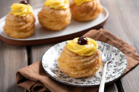 Zeppole de San Giuseppe frites