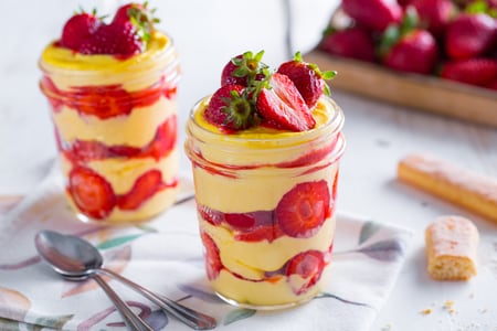 Tiramisu aux fraises