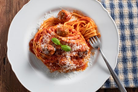 Spaghetti aux boulettes