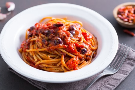 Spaghetti à la puttanesca