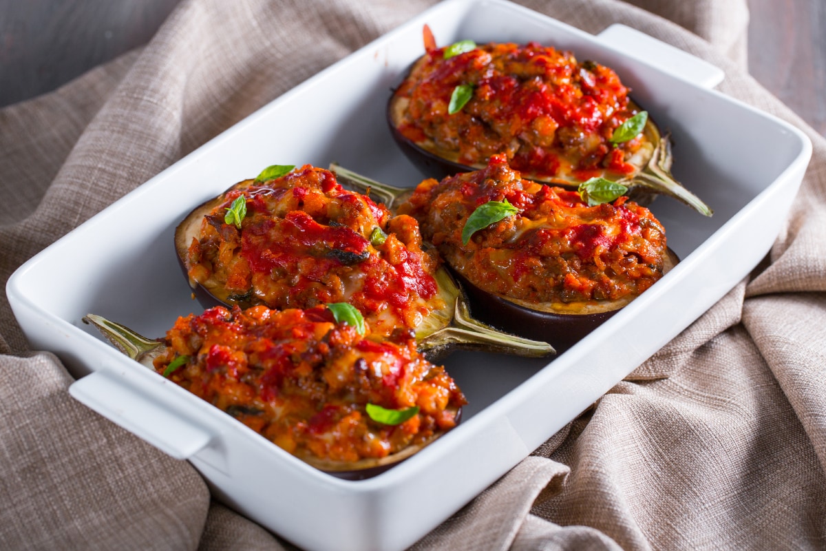 Aubergines farcies