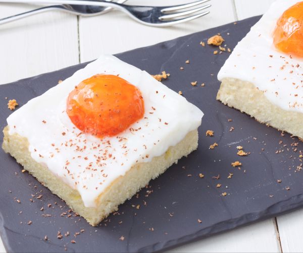 Gâteau aux abricots frais