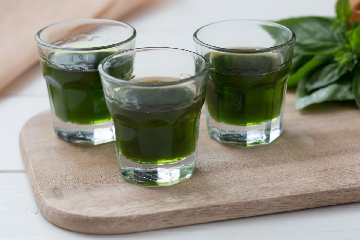 Liqueur au basilic