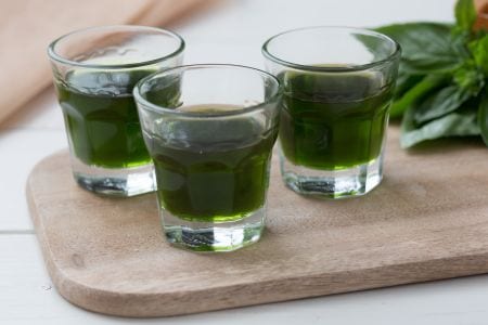 Liqueur au basilic