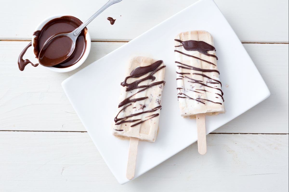 Glace à la crème et au café