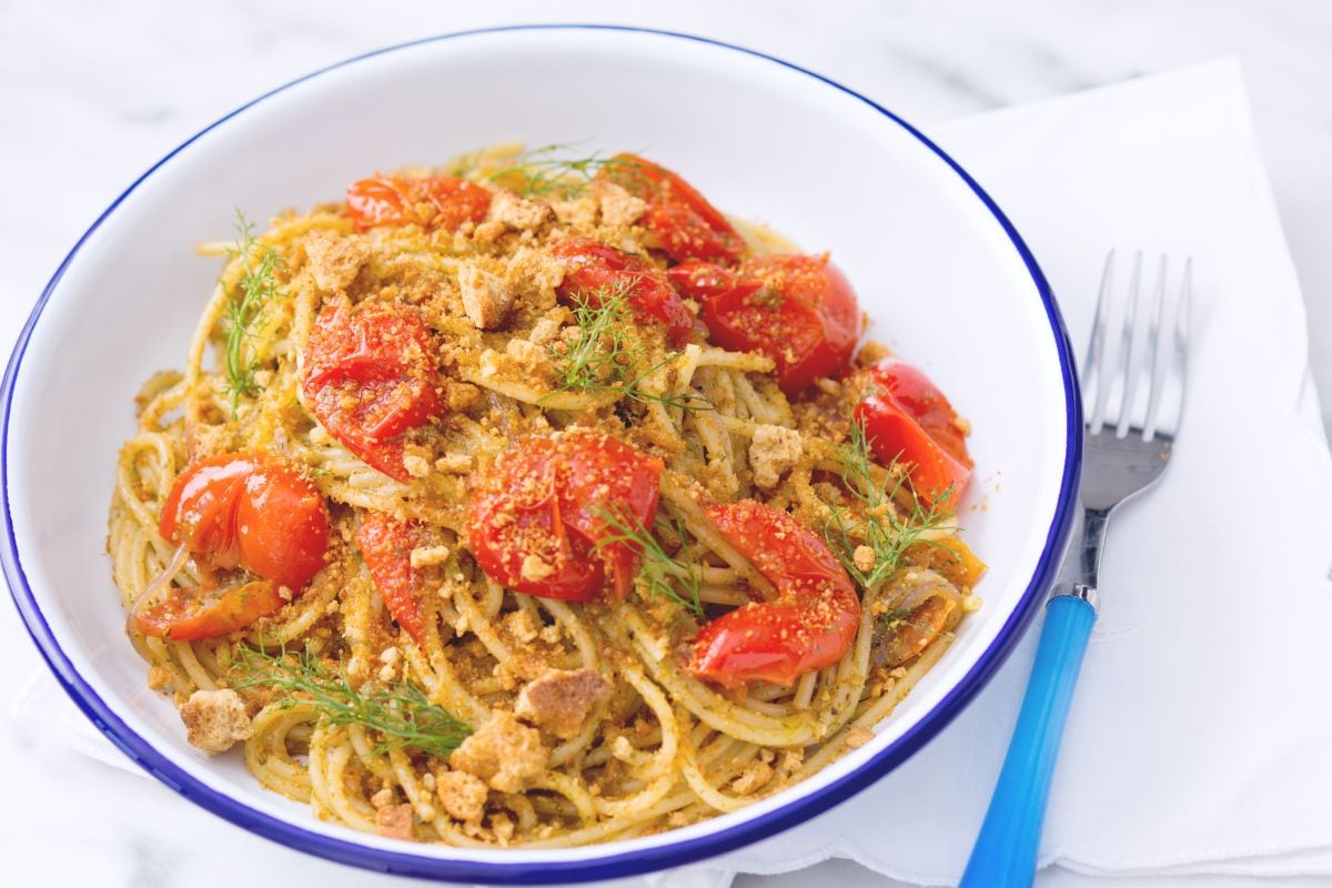 Pâtes tomates et fresella