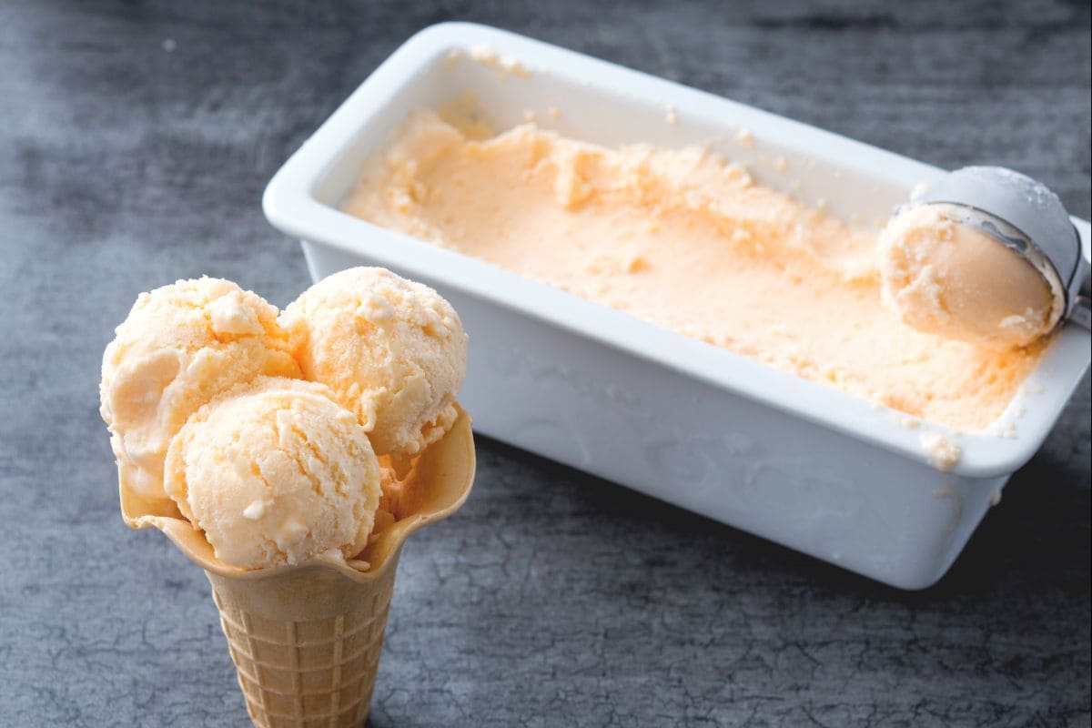 Glace au melon