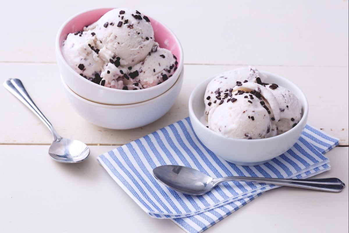 Glace au lait de coco