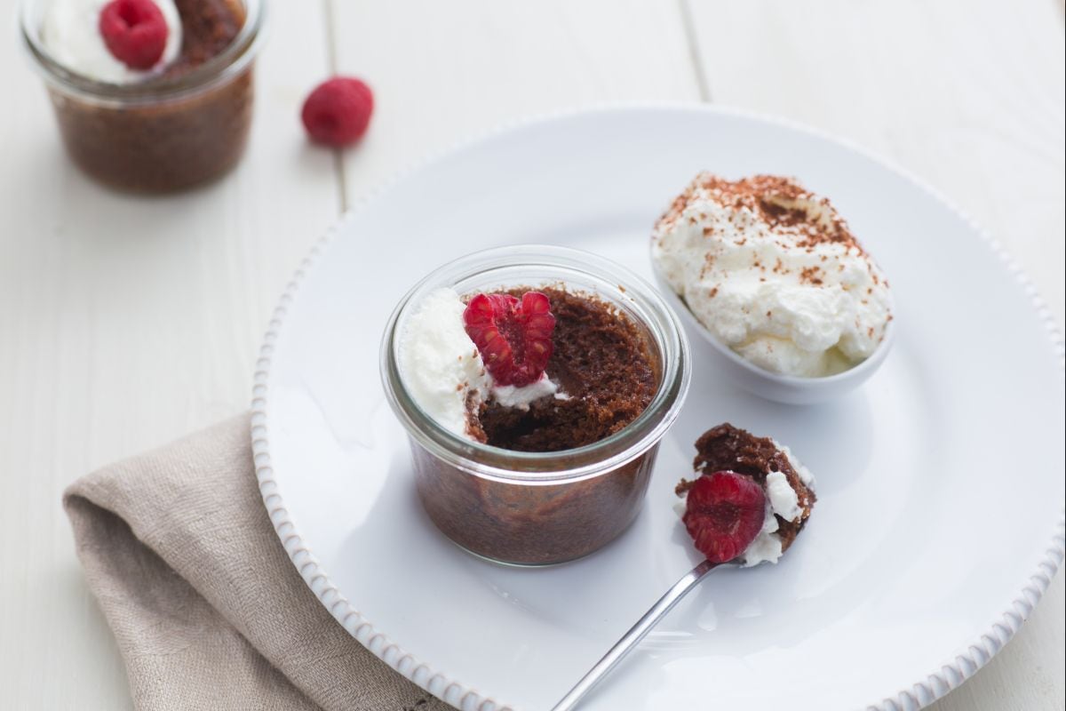 Petits gâteaux au chocolat en cuisson sous vide