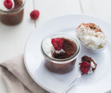 Petits gâteaux au chocolat en cuisson sous vide