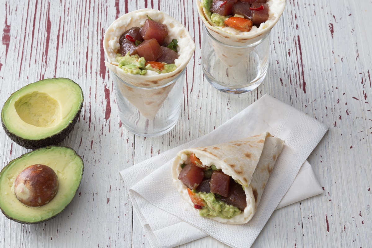 Wrap temaki poke