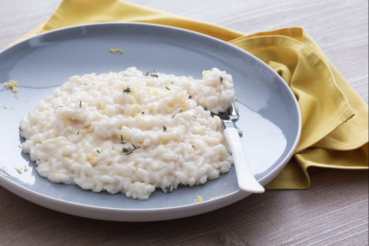 Risotto au citron