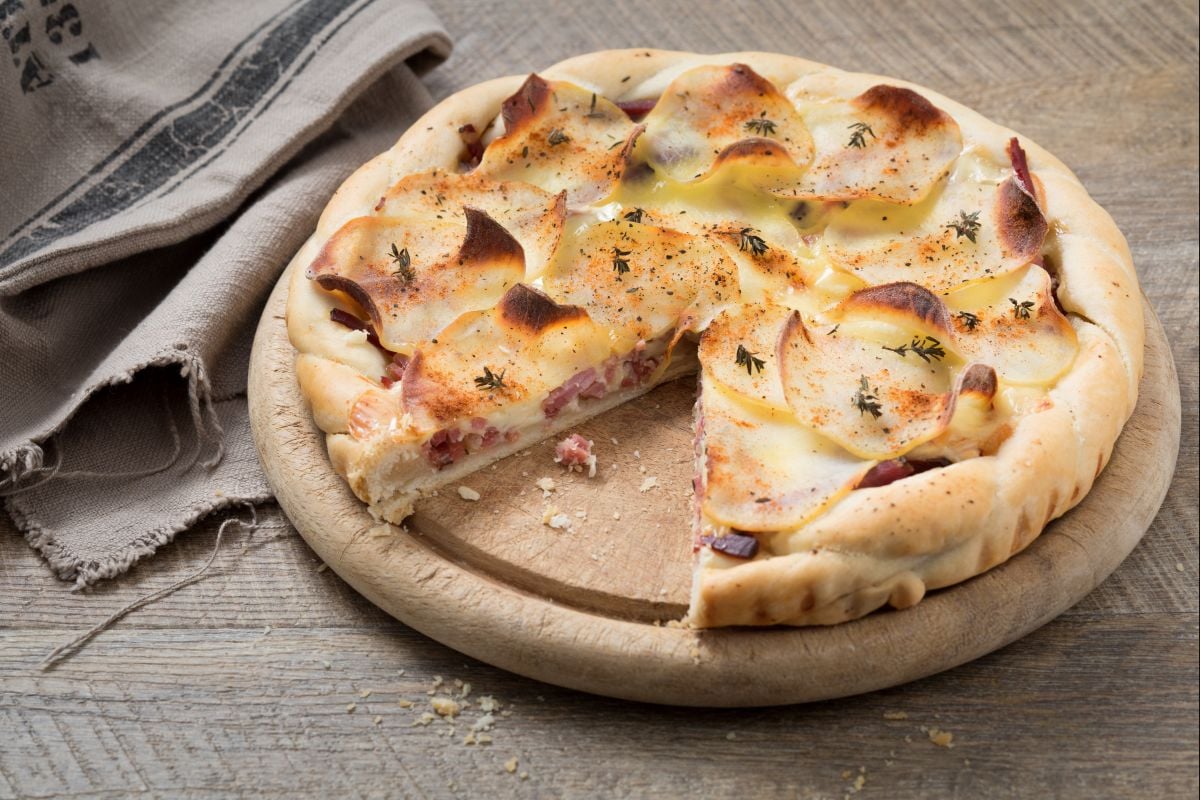 Tarte rustique salée