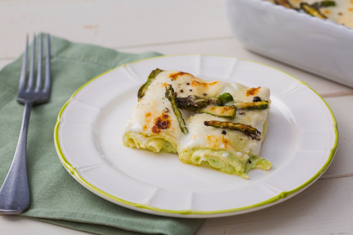 Crêpe à la crème d'asperges