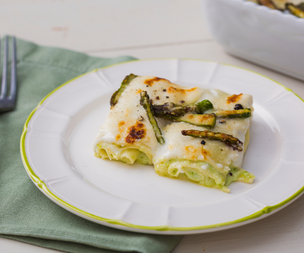 Crêpe à la crème d'asperges