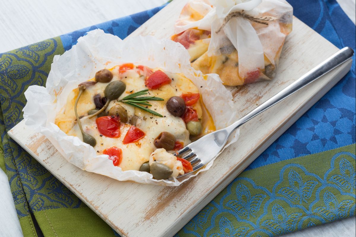Papillotes de scamorza à la méditerranéenne