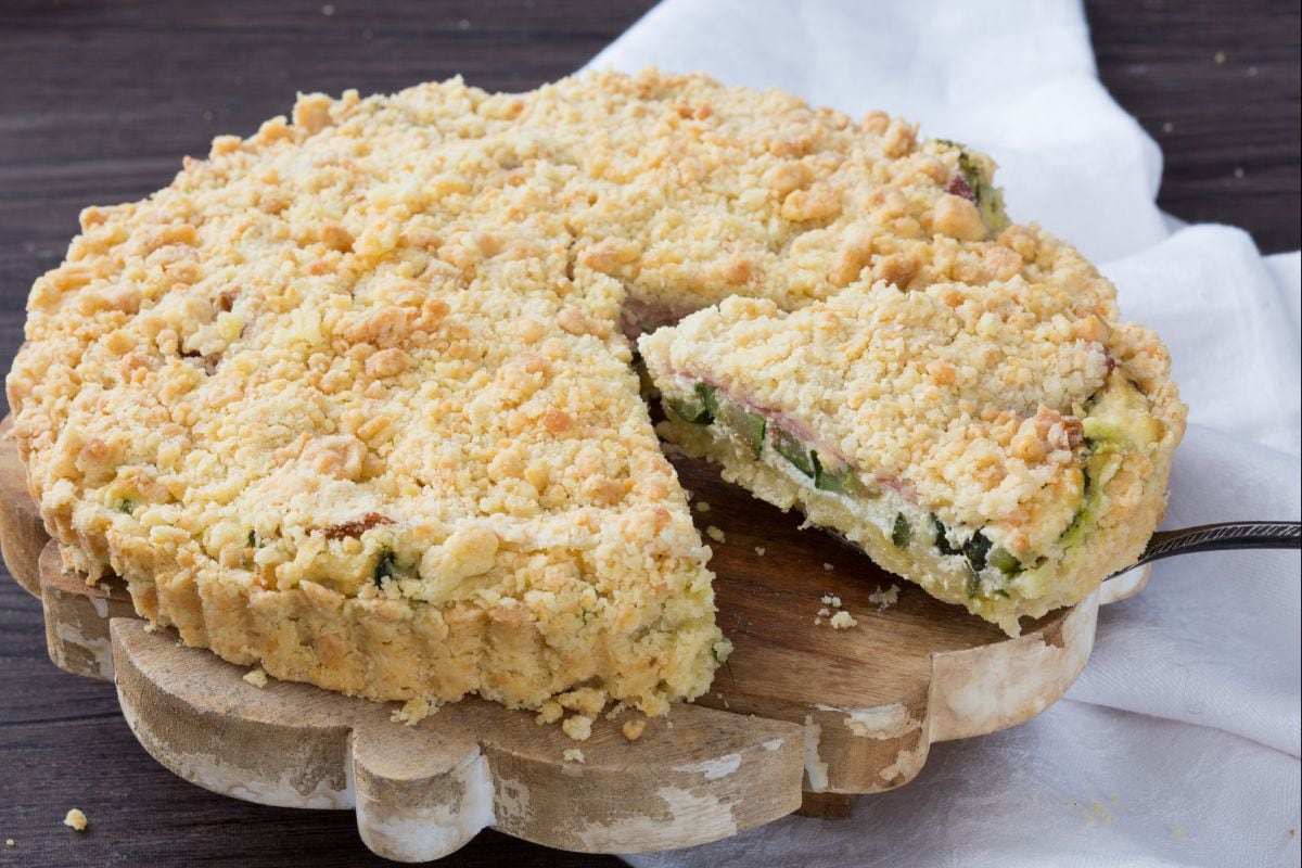 Sbriciolata salée de courgettes